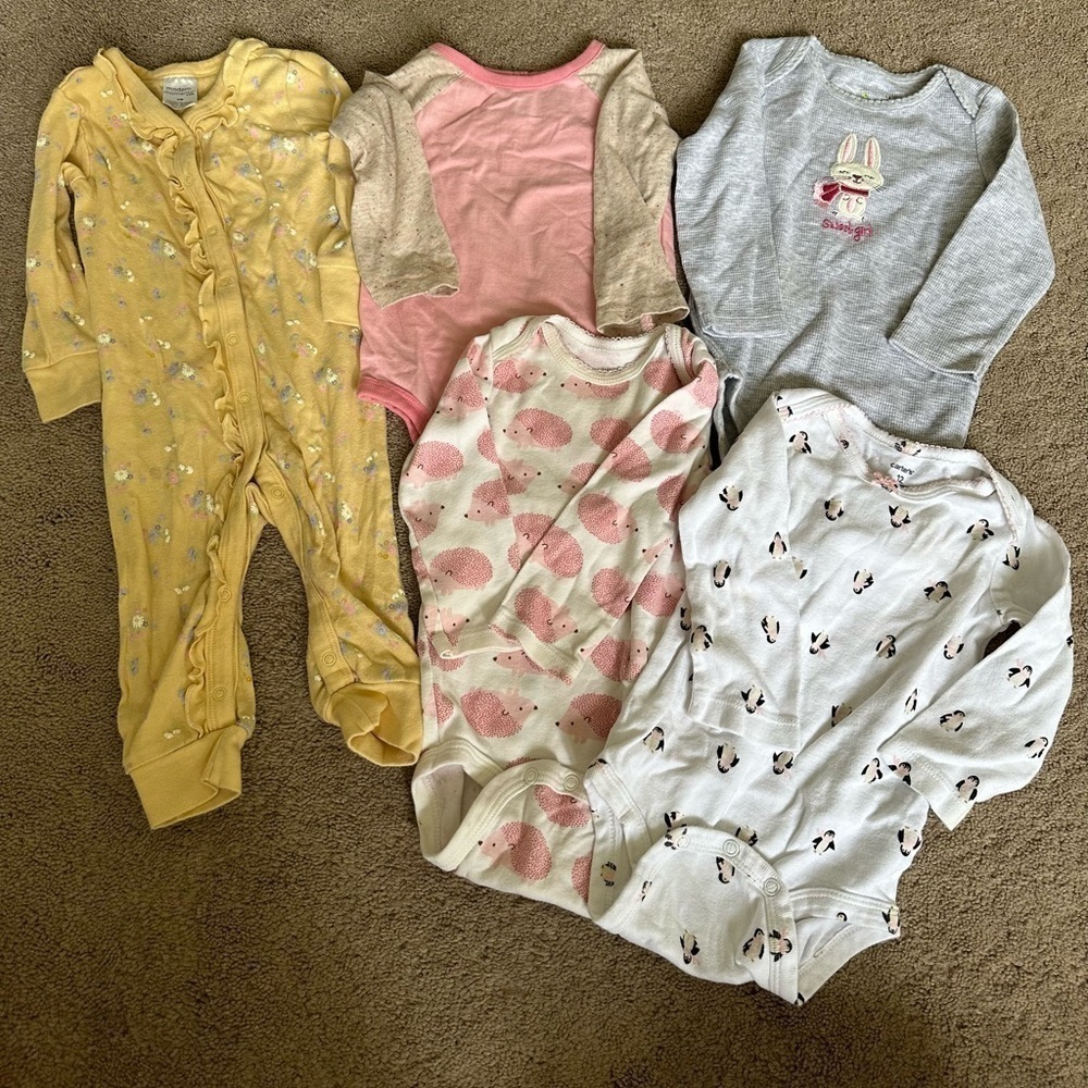 Girls long sleeve bundle 12 mths
